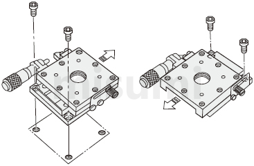 Standard Installation Method for MISUMI Manual X-Axis Stage