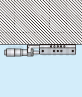 MISUMI X-Axis Stage Inverted Installation Diagram